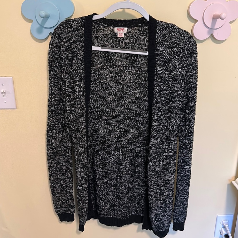 Black and white cardigan